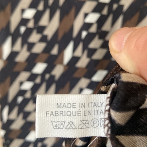 FENDI- Zucca Logo Monogram Cap Sleeve Boat Neck Top - Picture 7 of 9